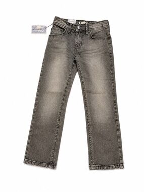 NWT Uproar Boys 8 Slim Dusted Black Slim Straight Jeans